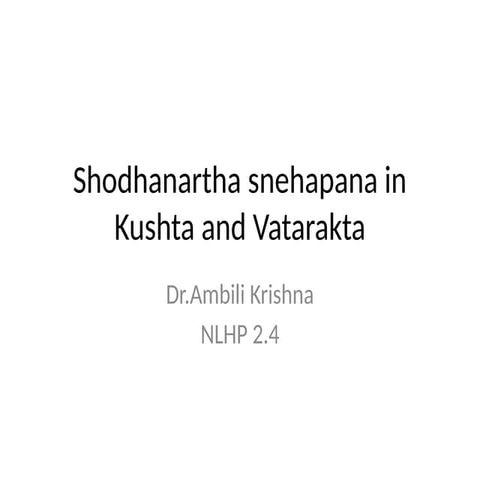 Comprehensive Indications and Properties of Ghritha and Taila in ...