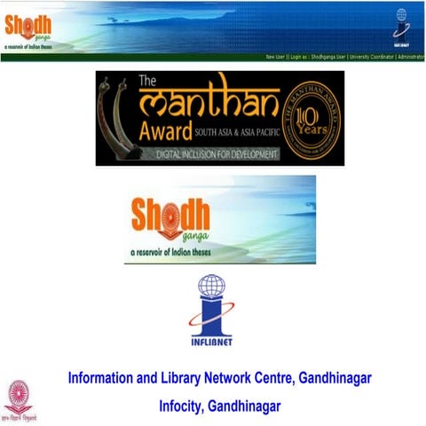 Shodhganga: a National Repository of Indian Electronic Theses and Dissertations