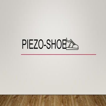 piezo-Shoe