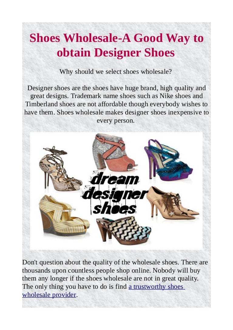 wholesale designer shoes