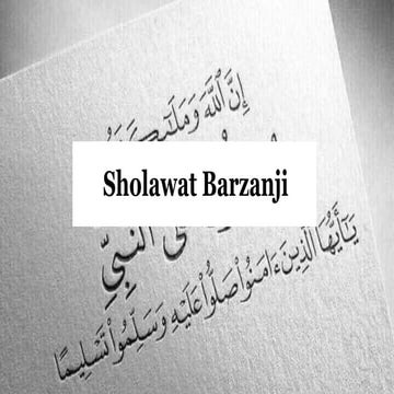 Sholawat barzanji