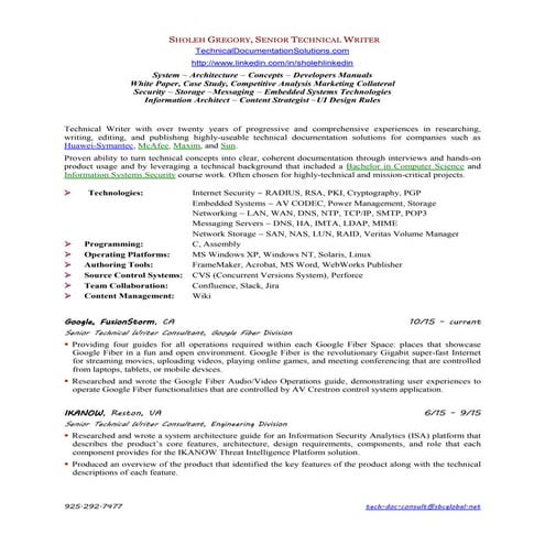 Technical writing examples | DOCX