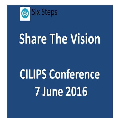 Making information accessible for all (Share the Vision)