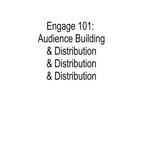 Shooting People Engage101