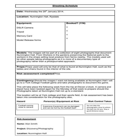 Risk assessment | DOCX