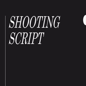 Shooting script
