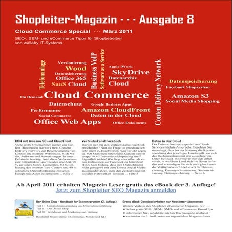 Shopleiter Magazin Nr. 8 - Cloud Commerce Special