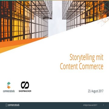 Storytelling mit Content Commerce