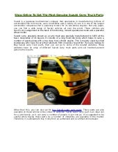 Suzuki Carry Service Repair Manual 1991-1999