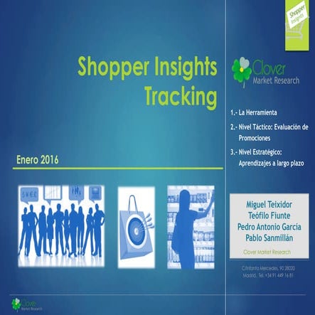 Shopper insights Tracking 