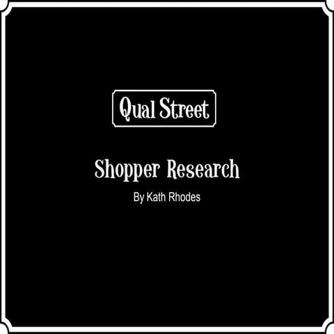Shopper research