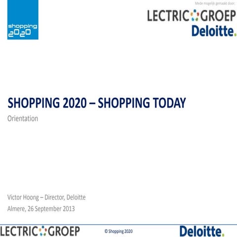 Shopping2020 - Wearable Tech in Shopping Today