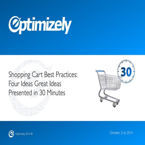 Shopping Cart Best Practices