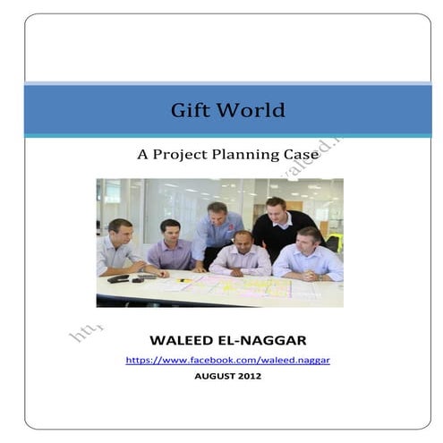Shopping World - A Project Planning Case