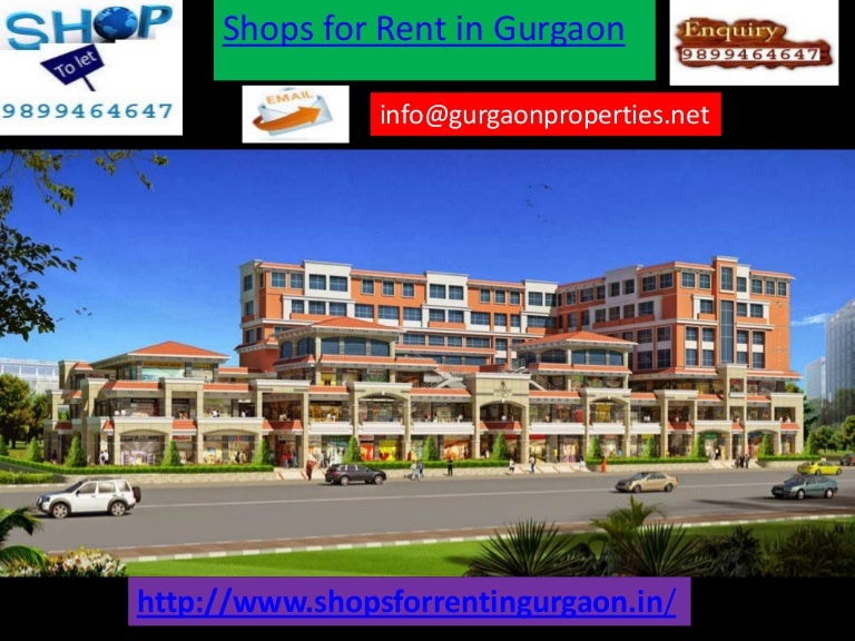 Shops for Rent in Gurgaon