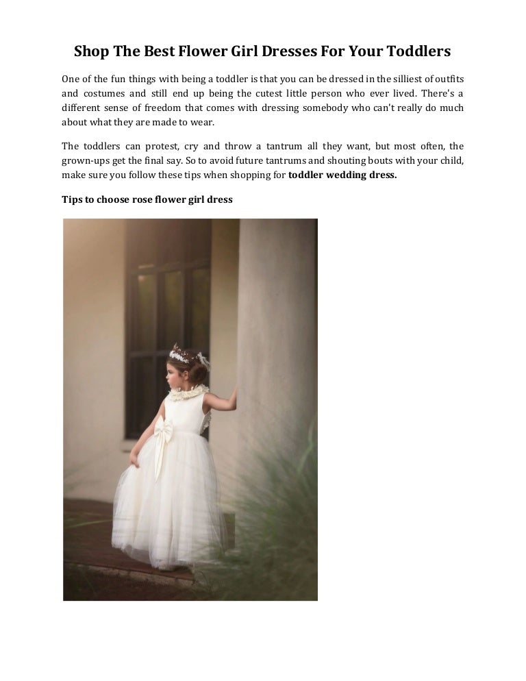 best flower girl dress websites