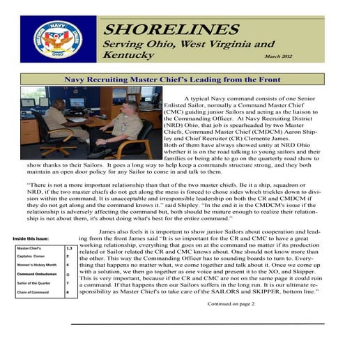 Shorelines march 2012