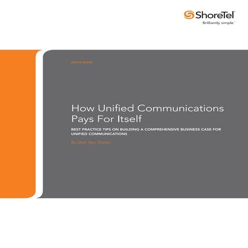 How Unified Communications Pays For Itself