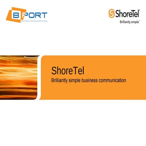Shore Tel Presentation 2010