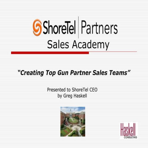 Top Gun Channel Sales Academy