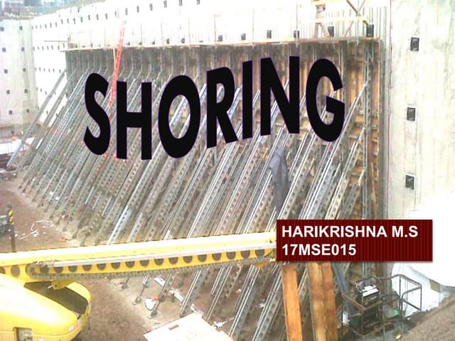 Shoring