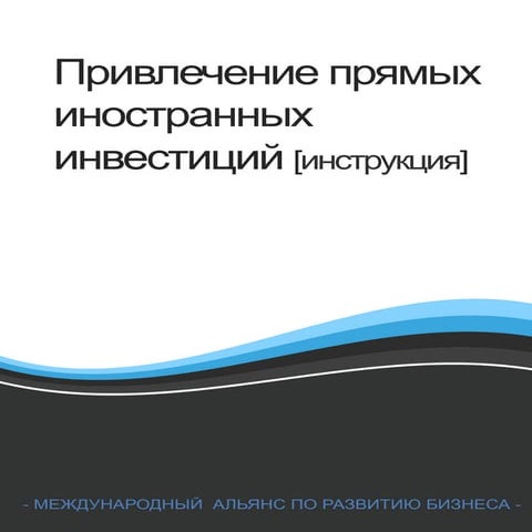 Привлечение прямых иностранных инвестиций [инструция]