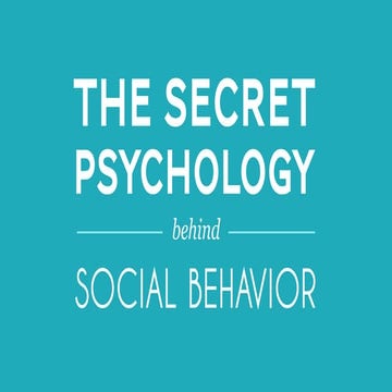 Social Psychology This Secret Will Change How You See People - 772glgm
