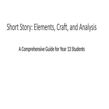 Short-Story--Elements--Craft--and-Analysis.pptx