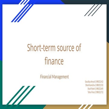 Short-term source of finance.pptxbjhnjsjsidj