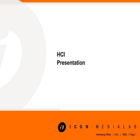 HCI Presentation