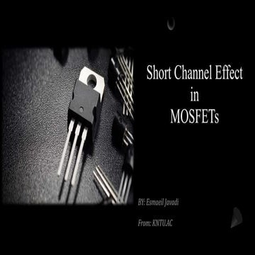 Short channel effects
