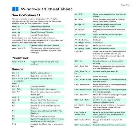 ShortCuts - Windows | ShortCuts - Windows