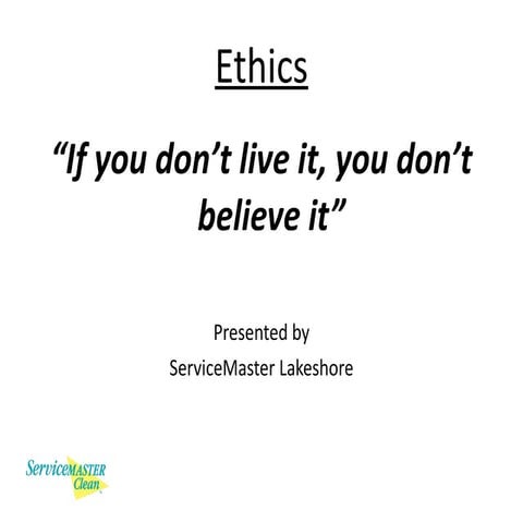 Ethics Course Powerpoint