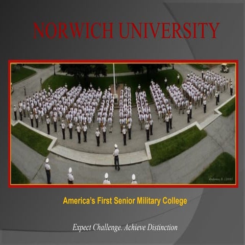 Norwich University Admissions rotc presentation | PPT