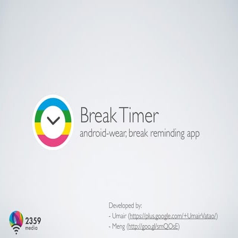 Break Timer: android-wear case study and development tips