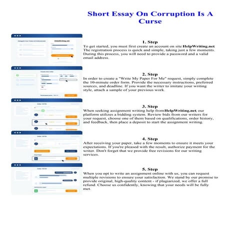 Short Essay On Corruption Is A Curse