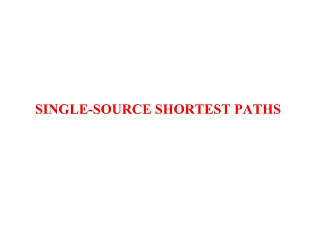 Shortest path