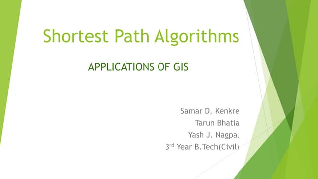 Djikstra's Algorithm 