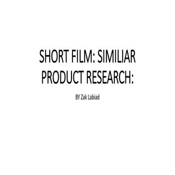 Short film magazne review similair product research