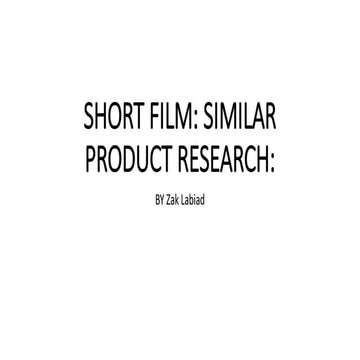Short film magazne review similair product research
