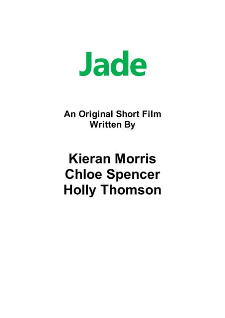 Short Film Final Script Docx Short Film Final Script Docx