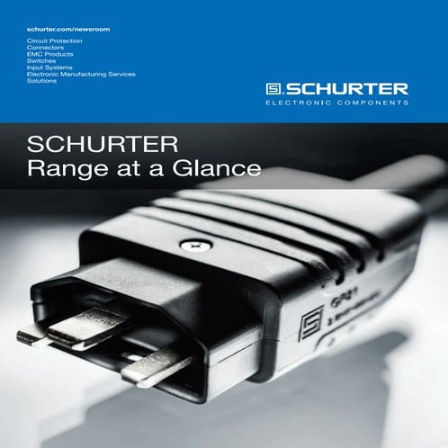 Schurter Electronics short form catalogue