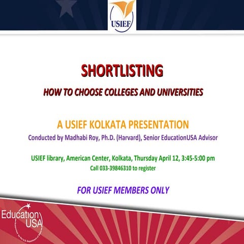 Shortlisting   seminar april 12