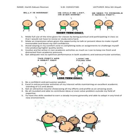 Short and Long Goals