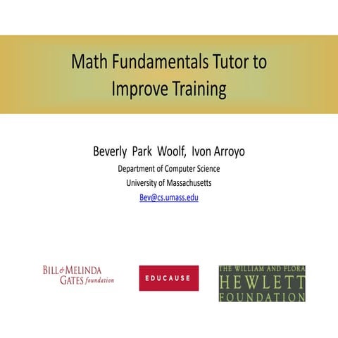 Math Fundamentals Tutor to 