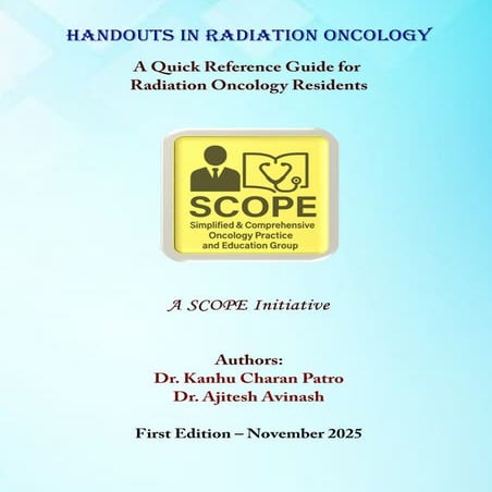 Short notes in Radiation Oncology by SCOPE