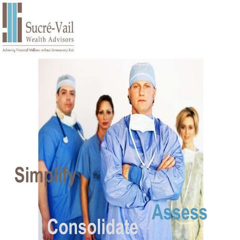 Simplify, Consolidate &amp; Asses - Wealth Management 101