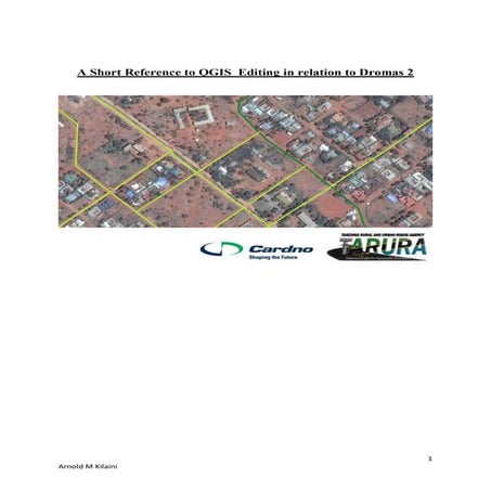 Short reference for qgis snapping and editing