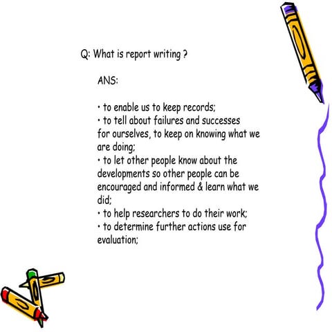 Short Report Presentation