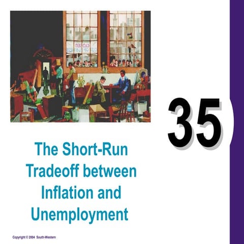 The Short-Run Trade-off between Inflation and Unemployment